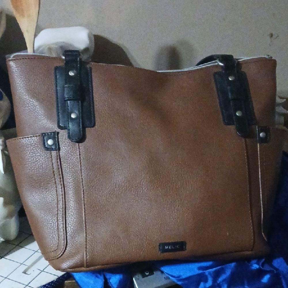 Relic Brown Tote Bag